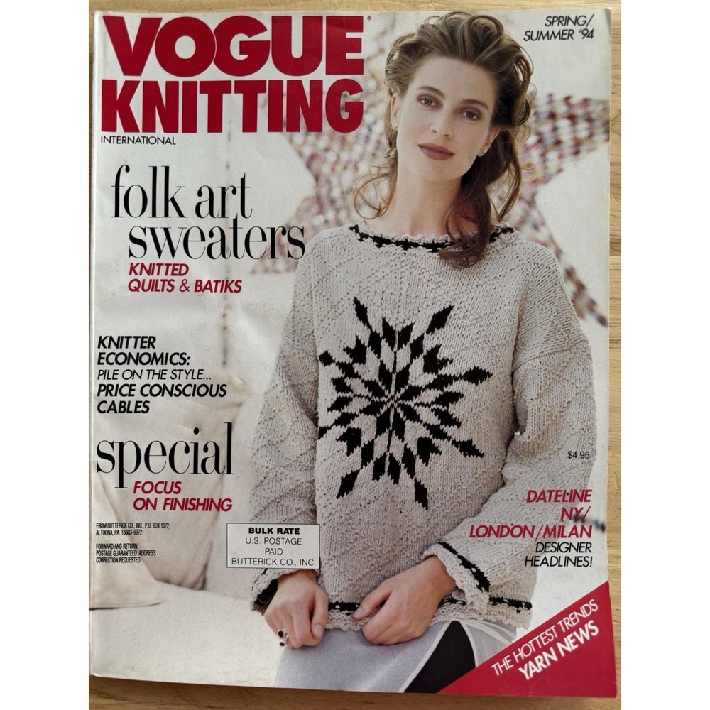 Vogue Knitting‎ International Magazine Spring/Summer 1994